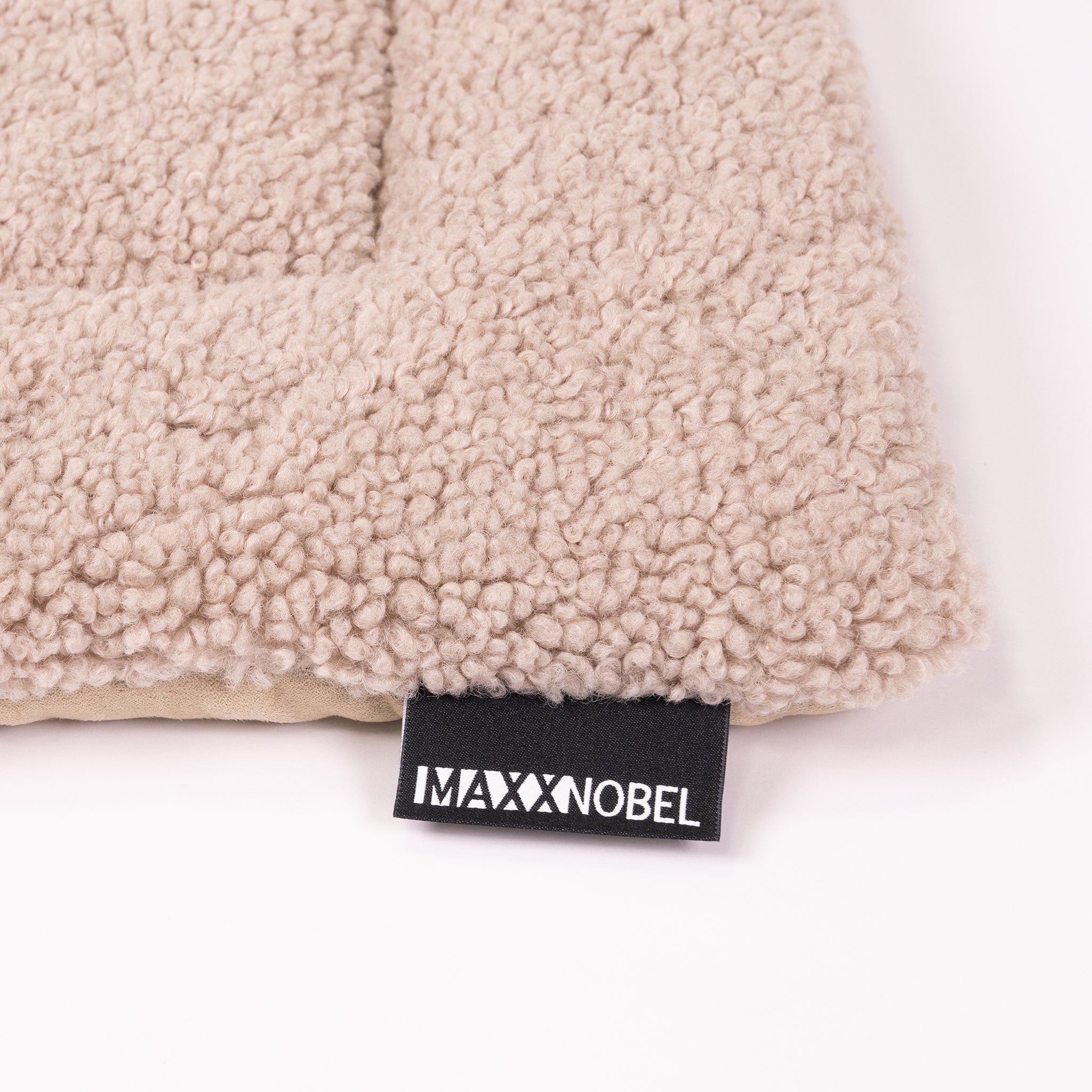 Benchkussen - Nubuck Lederlook / Teddy - Beige - Benchkussen