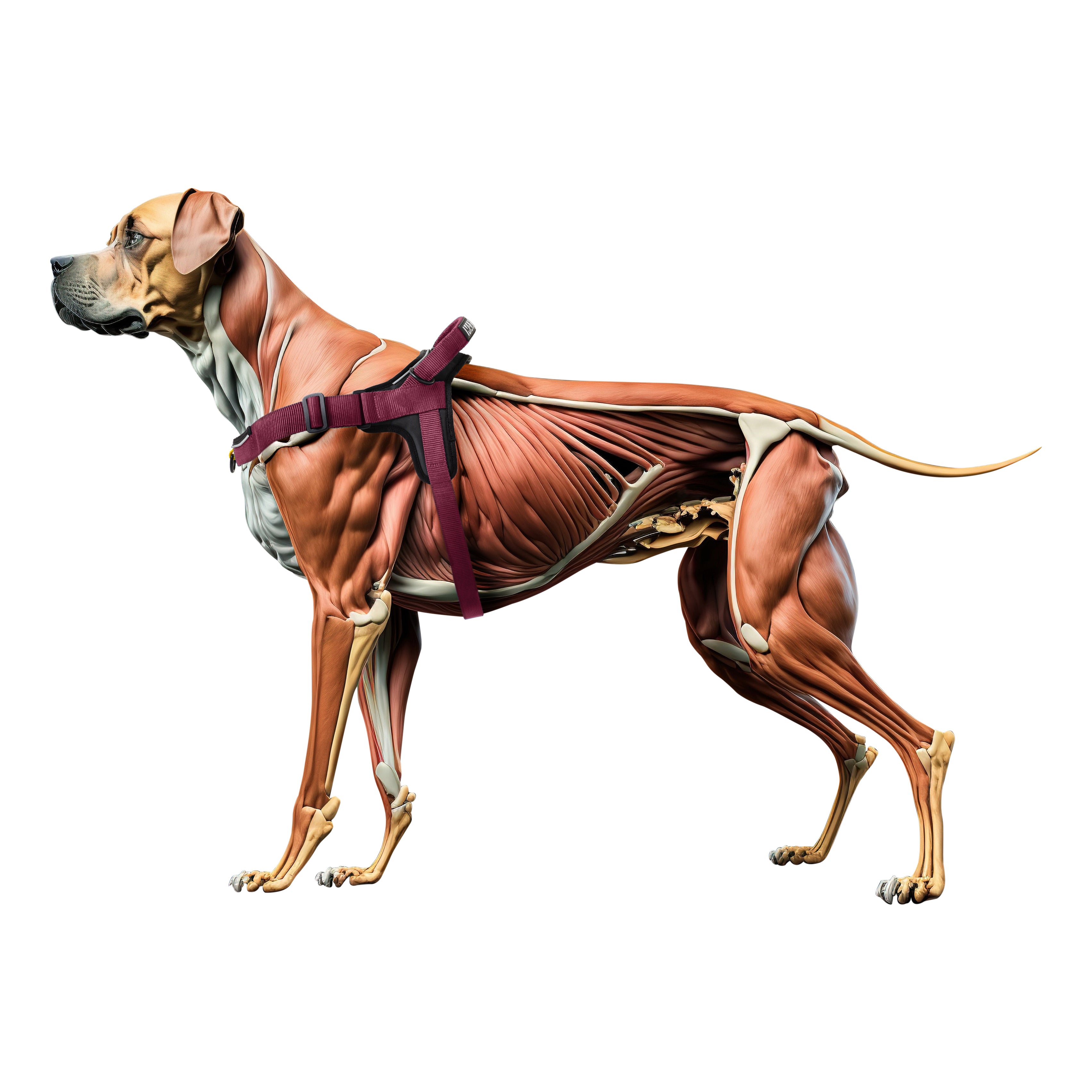 Hondentuig - EasyFit - Rood - Hondentuig