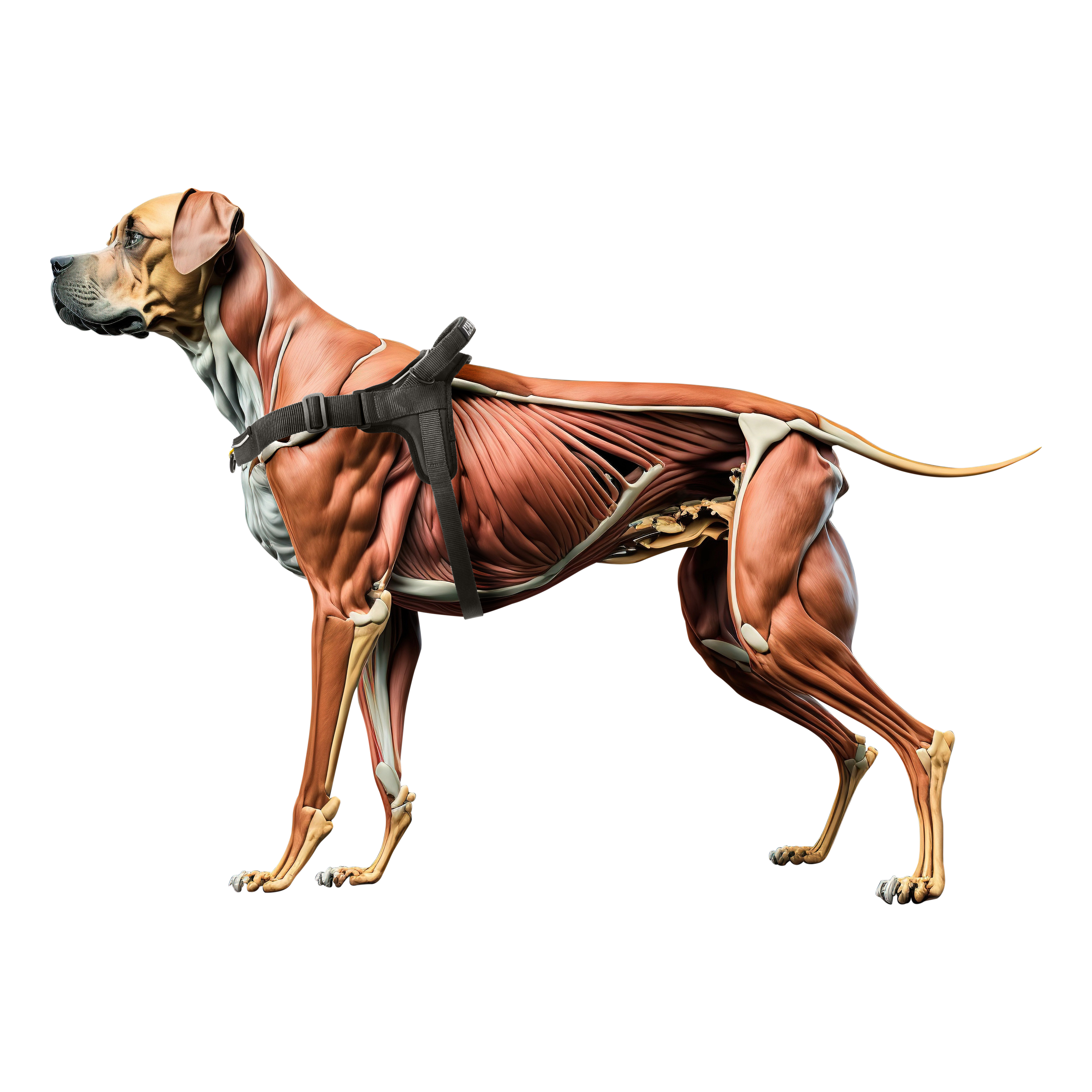 Hondentuig - EasyFit - Zwart - Hondentuig