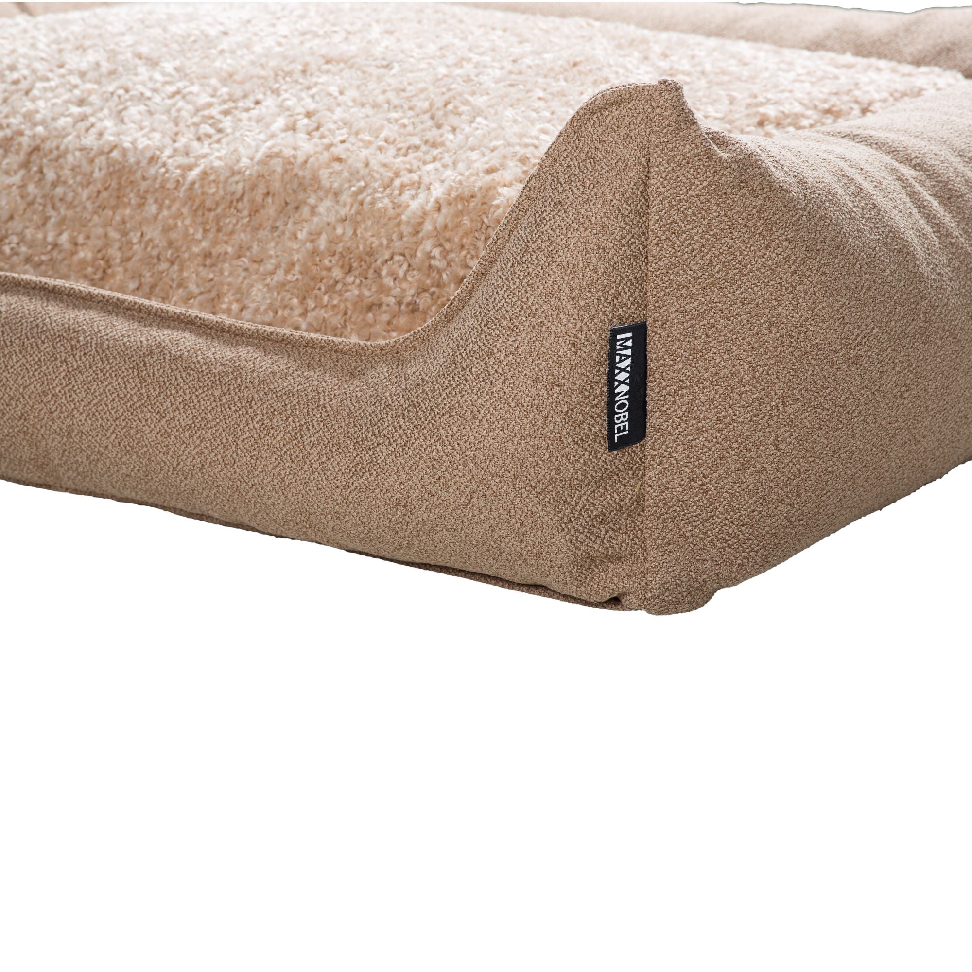 Ultra orthopädisches Hundebett MaxxNobel-Soho-Beige
