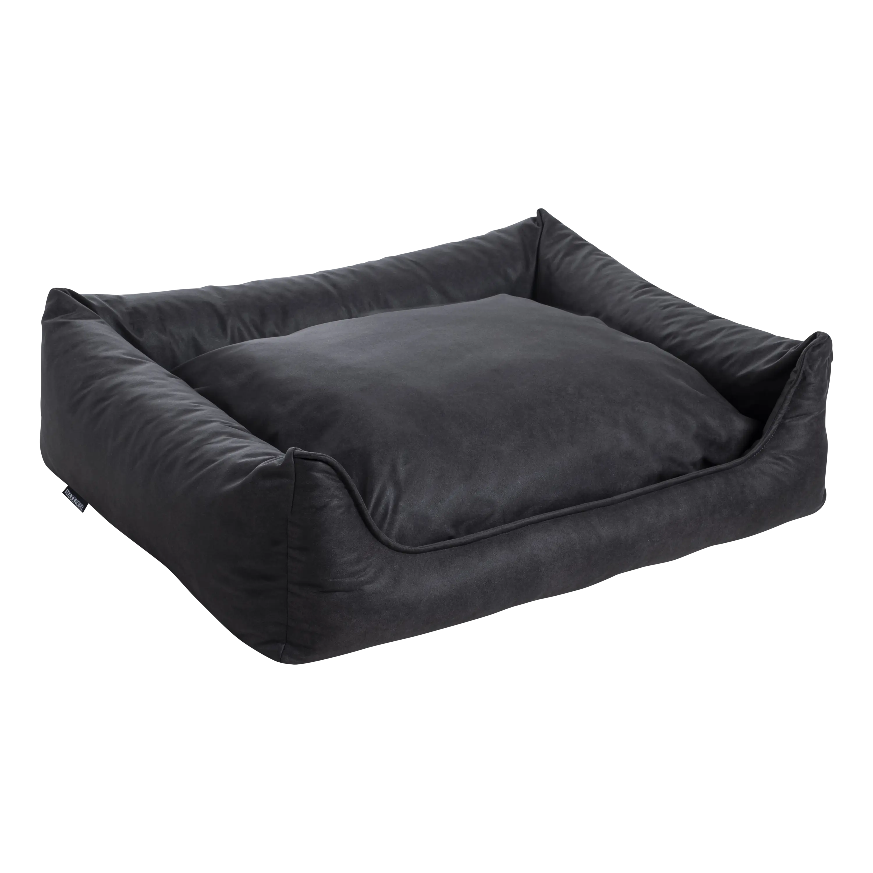 Orthopedische Hondenmand - Lederlook - Antraciet - Orthopedische Hondenmand