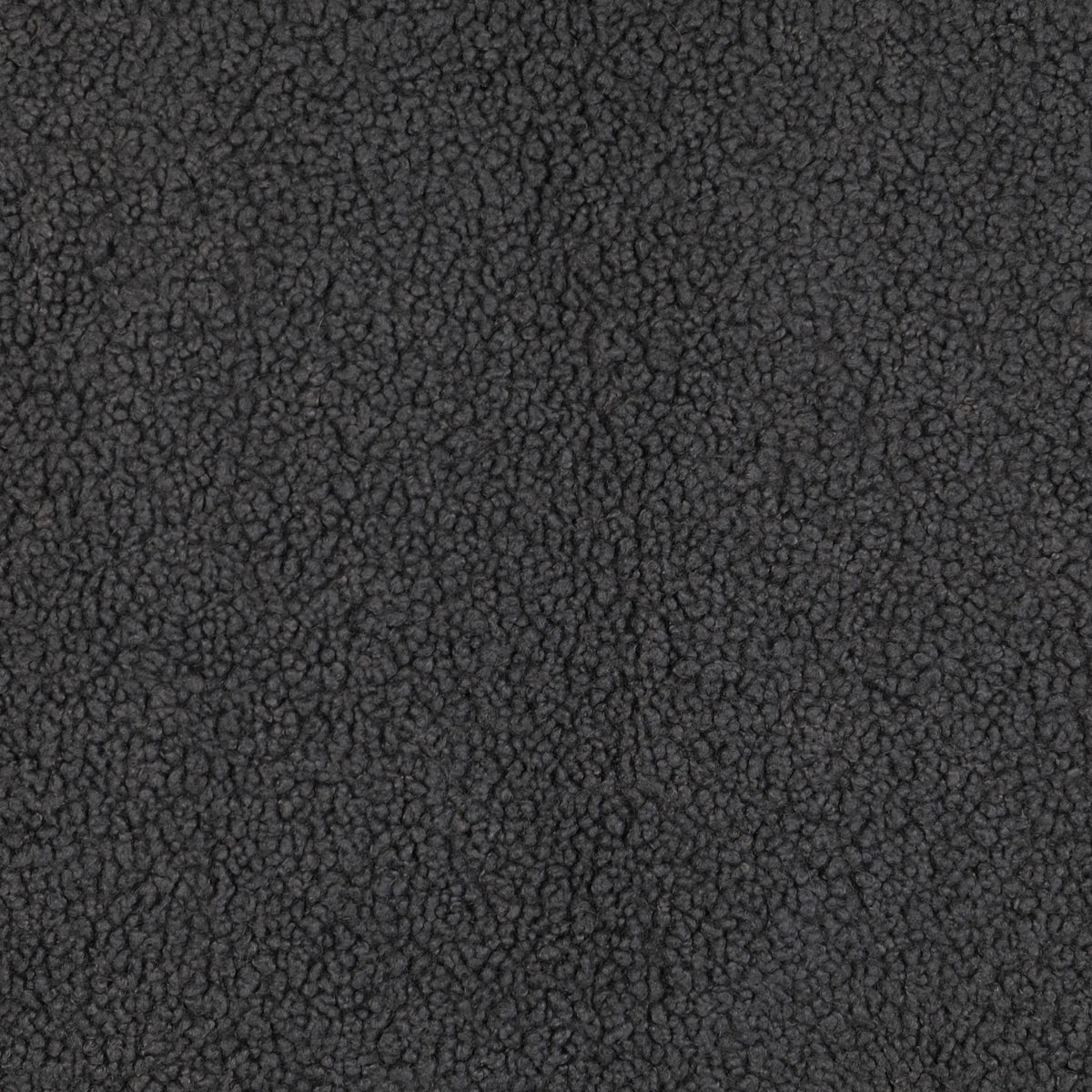 Zwarte orthopedische hondenmand teddy grijs met dicht, korrelig textuur voor extra comfort