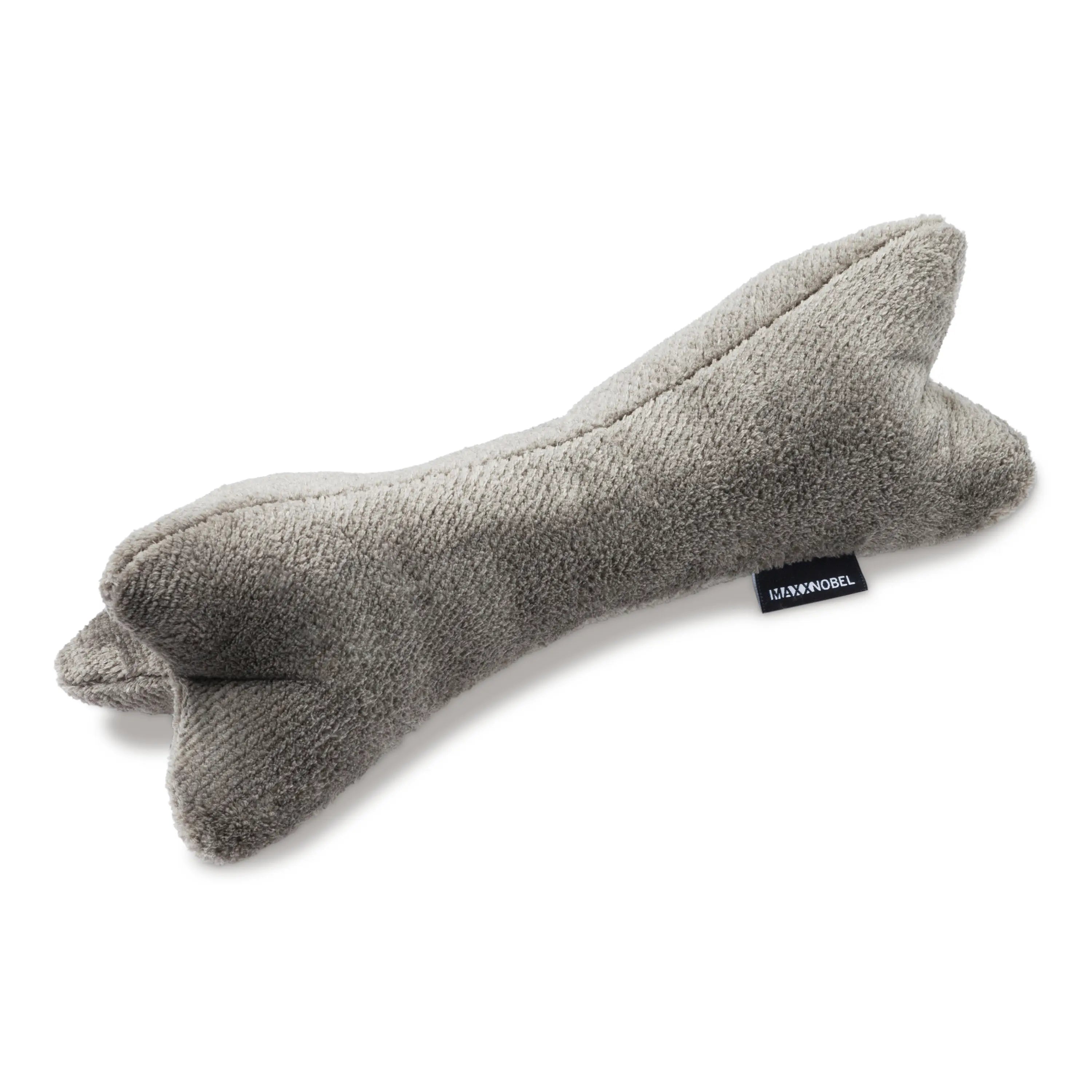 Pluche Hondenknuffel - Chique - Grijs - Pluche hondenknuffel