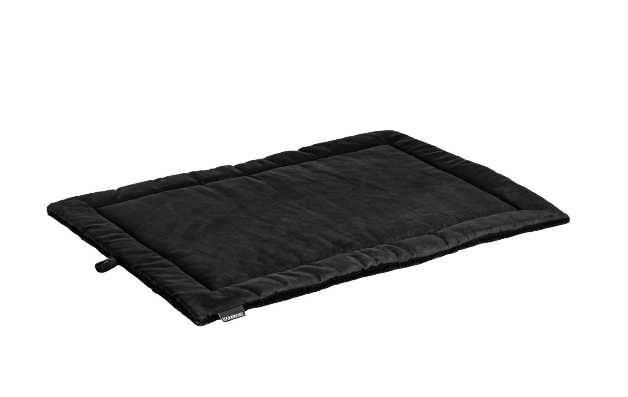 Benchkussen - Nubuck Lederlook / Teddy - Zwart - Benchkussen
