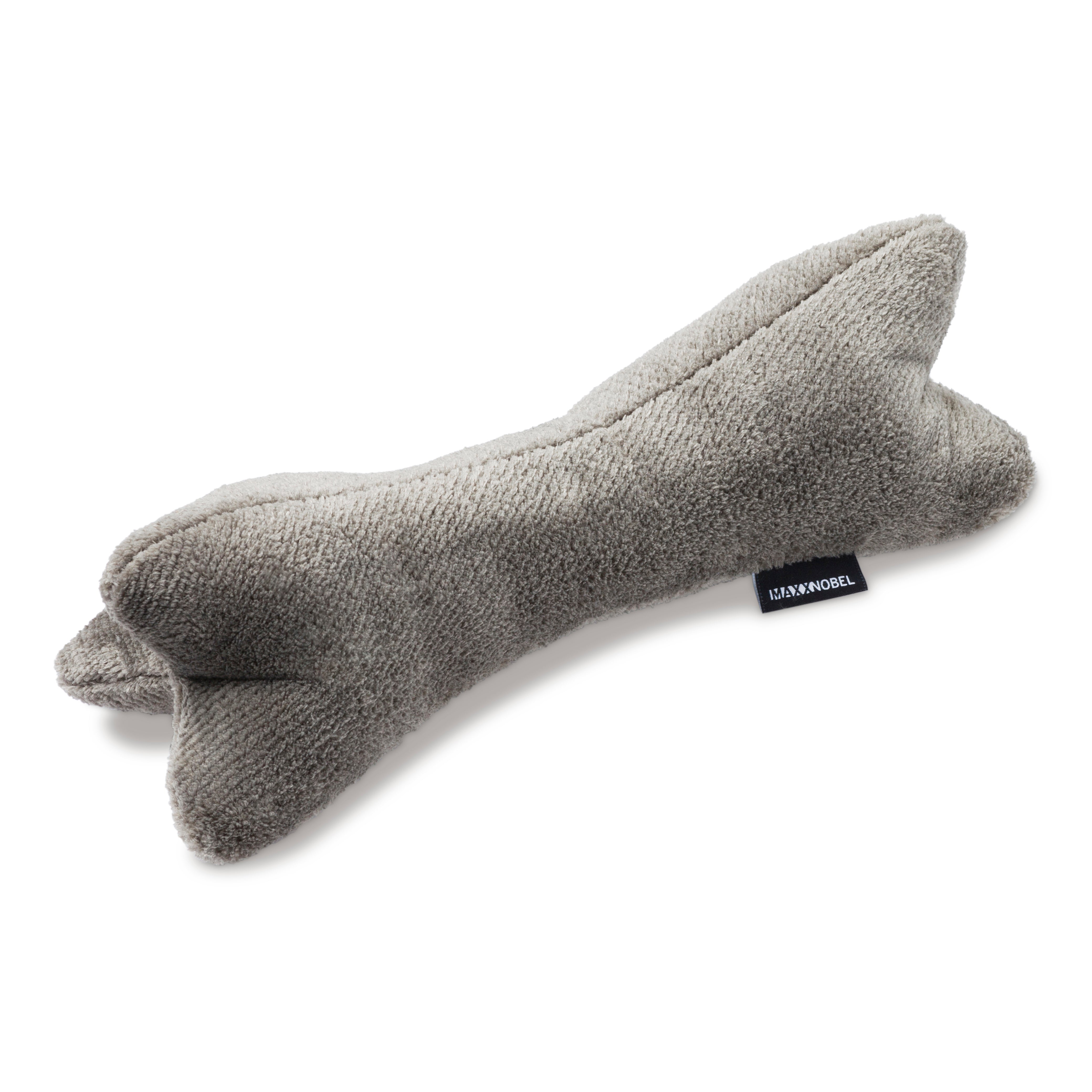 Pluche Hondenknuffel - Chique - Grijs - Pluche hondenknuffel