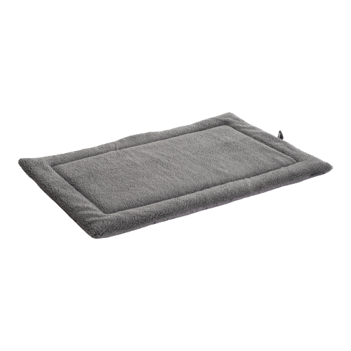 Benchkussen - Nubuck Lederlook / Teddy - Antraciet - Benchkussen