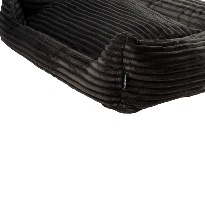 Orthopedische Hondenmand Nova Teddy/Rib Grijs