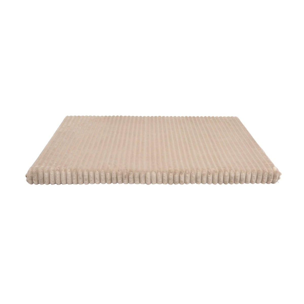 Beige corduroy orthopedisch benchmatras nova rib met rib beige textuur voor extra comfort
