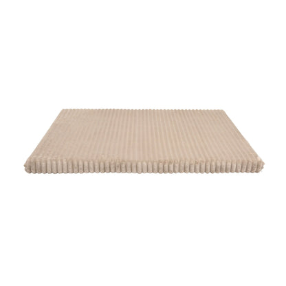 Beige corduroy orthopedisch benchmatras nova rib met rib beige textuur voor extra comfort