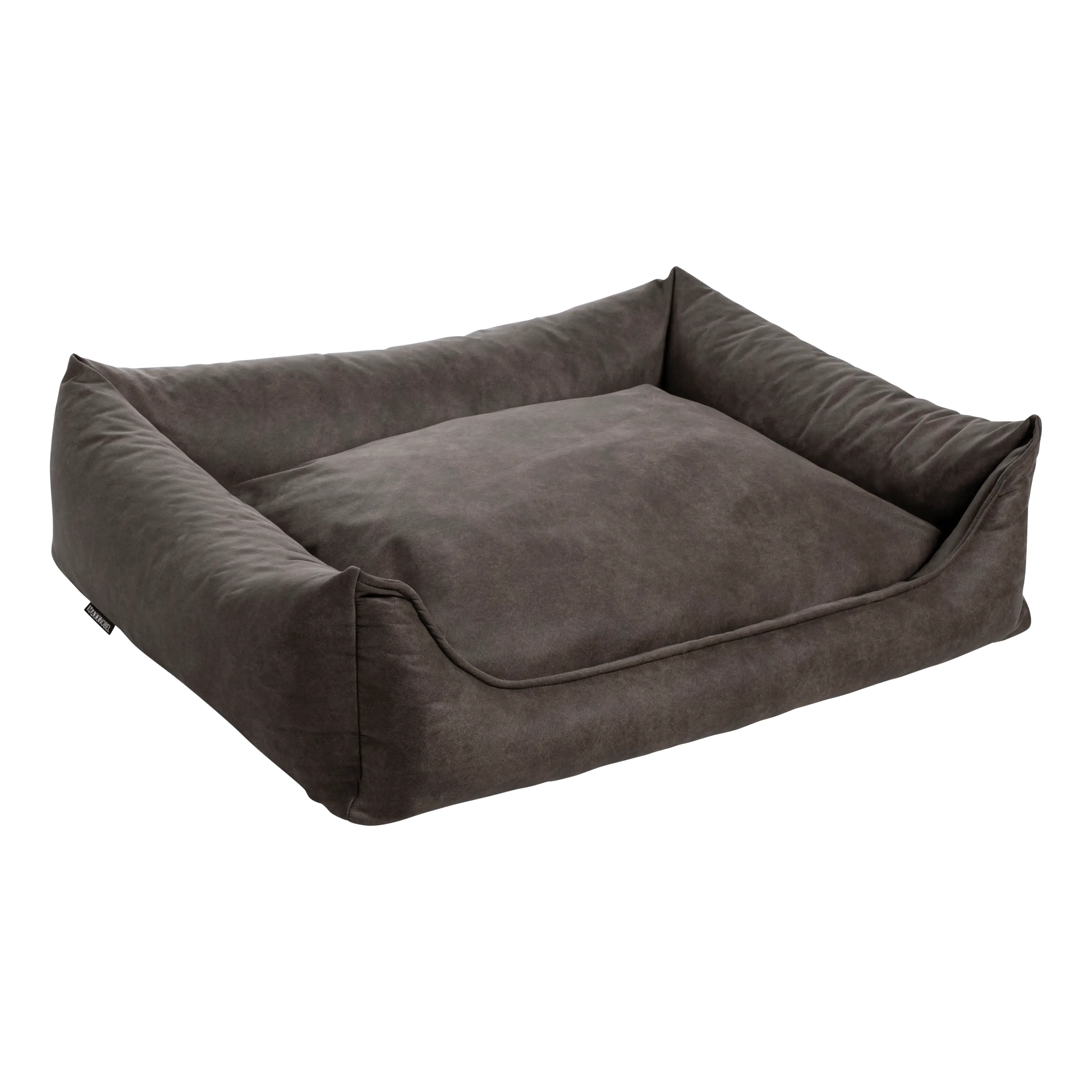 Orthopedische Hondenmand - Lederlook - Olijf - Orthopedische Hondenmand